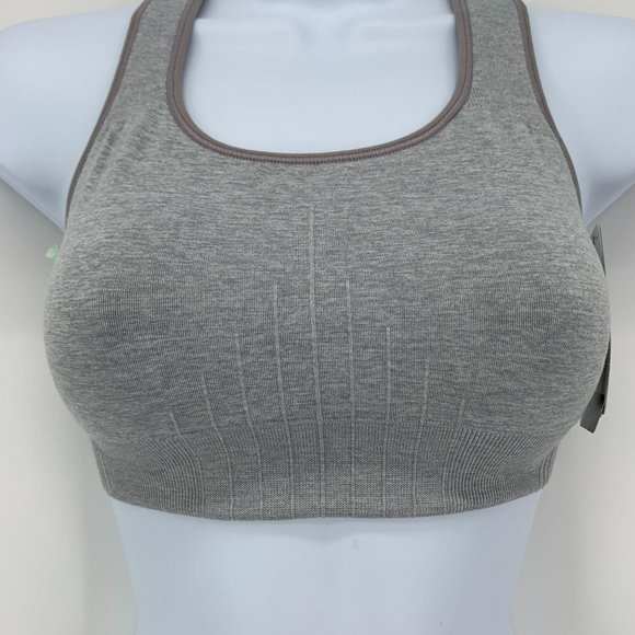 C9 Champion NWT Grey Medium Support Seamless Racerback Bra Size Extra Small - Picture 2 of 9